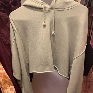 TNA Cozy Fleece Crop Hoodie
